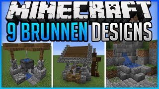 9 Brunnen Designs einfach ✨ Minecraft 1144 ✨ErikOnHisPeriod [upl. by Anairol563]