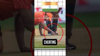 Team India was caught cheating in the semifinal 😱Cricket Pitch controversy cwc23 trending india [upl. by Akeemat999]