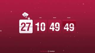 Christmas Clock amp Countdown Screensaver [upl. by Atelra162]