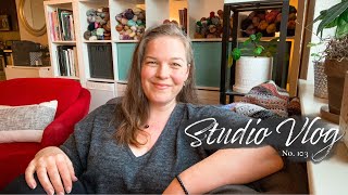 Studio Vlog 103  My 2021 Intentions and Goals for Knitting Sewing and More [upl. by Namhar651]