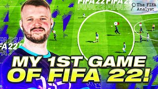 MY FIRST FIFA 22 GAME 🔥 FIFA 22 INITIAL THOUGHTS FUT 22 Ultimate Team SponsoredbyEA [upl. by Frank]