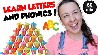 Learn The Alphabet Letters Phonics Song  Toddler Learning Video  Letter Sounds  Speech  ABCs [upl. by Wadesworth]