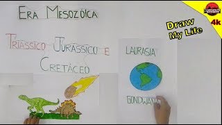 Era Mesozoica a época dos Dinossauros  Evolução [upl. by Neiluj]