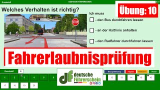 Theorieprüfung Führerschein Deutschland 30 Fragen Klasse B [upl. by Ydnac660]