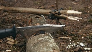 Survie avec le couteau forgé WING et la machette WTiger de Wildsteer [upl. by Sucramej]