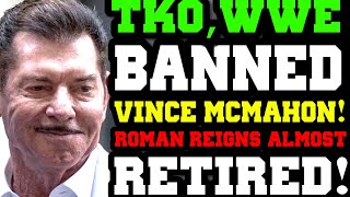 WWE News WWE Banned Vince McMahon Roman Reigns Believed He Was Retired Tiffany Stratton Accused [upl. by Llenrap]