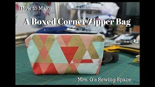 How to Sew Boxed Corners [upl. by Carlye]