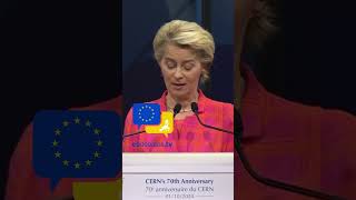 Europe is losing ground in many fields VonderLeyen CERN [upl. by Ruy]