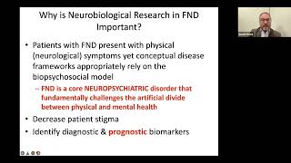 The neurobiology of functional neurological disorder FND [upl. by Epifano]