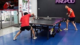 Backhand Flick Training with USA Olympian Yijun Tom Feng Backhand Flick like Zhang Jike [upl. by Dagny679]