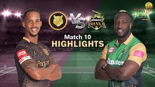 Sylhet Sunrisers vs Minister Group Dhaka  10th Match  Highlights  Season 8  BBPL 2022 [upl. by Enyledam]