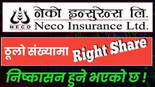 Upcoming Right Share of NECO Insurance Company Ltd [upl. by Geneva]