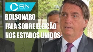 Bolsonaro comenta sobre eleição nos Estados Unidos [upl. by Slade]