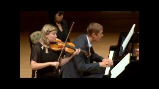 Alina Ibragimova amp Cédric Tiberghien  extract from Mozart sonata for piano and violin KV379 [upl. by Anyd]