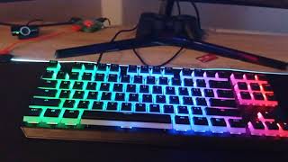 Unboxing nowej klawiatury  SPC GEAR GK630K Pudding Tournament Kailh Blue RGB [upl. by Saduj893]