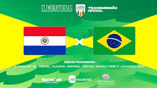 PARAGUAI X BRASIL  AO VIVO  Narração RODRIGO BITAR  Futebol Globo CBN [upl. by Aloisius369]