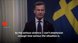 Swedish PM summons army as gang violence rocks nation [upl. by Girish]