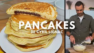 Les Pancakes légendaires de Cyril Lignac  moelleux savoureux et inratable  🥞 [upl. by Anaj996]