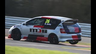 Civic EP3 K24 Tractive Onboard Blyton Park [upl. by Codi]