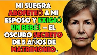 MI SUEGRA ABOFETEÓ A MI ESPOSO Y EXIGIÓ UN BEBÉ – EL OSCURO SECRETO DE 5 AÑOS DE MATRIMONIO [upl. by Brnaby]