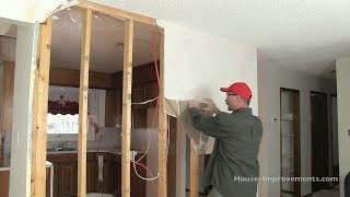 How To Remove Drywall from a Wall [upl. by Ellednahs]