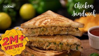 Chicken Sandwich  Chicken Recipes  Ramadan Recipes  Sandwich Recipes  Kids Recipes [upl. by Ahsener]