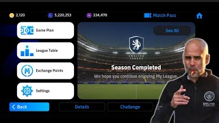 WHAT HAPPENS NEXT  🤔  My League Mode Season Completed efootball 2024 [upl. by Odnumde]