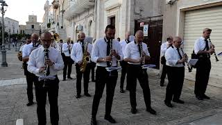 Banda di Triggiano  Marcia Bandiere al vento  La Nascita di San Trifone  18623 Adelfia [upl. by Radie]