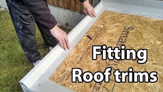 Part 2 Fibreglass Roof Trims  Cut and Fit GRP Edges [upl. by Farant]