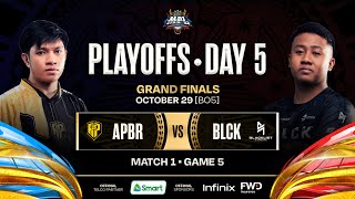 MPL PH S12  GRAND FINALS  APBR vs BLCK  GAME 5 [upl. by Enilasor]