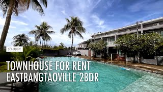 TownHouse for RENT EastBangtaoVille 2BDR [upl. by Luther]