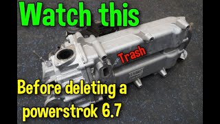 Powerstroke 67 egr and dpf delete [upl. by Humph241]