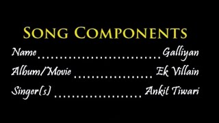 Galliyan Karaoke With Lyrics  Ankit Tiwari Karaoke  Hindi Karaoke Songs [upl. by Adnovahs]