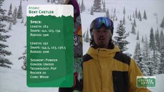 20112012 Atomic Bent Chetler Ski Review  Christy Sports [upl. by Enneirdna515]