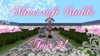 Minecraft Stable Tour HorseCraft [upl. by Llekram]