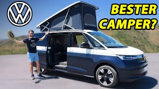 VW Multivan T7 California  Tour durch den kompakten Camper [upl. by Nolyak]