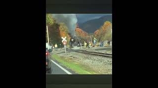 611 does a wheelslip in goshen Va [upl. by Aeila]