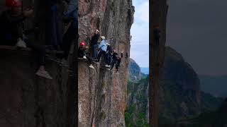 Via Ferrata in  Yandang Mountain Zhejiang Province amazingchina travel china chinatravel [upl. by Niko]