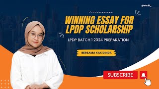 Winning Essay For LPDP Scholarship [upl. by Leugimesoj]