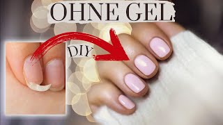 5 EASY SCHRITTE SCHÖNE NÄGEL SELBST MACHEN OHNE GEL [upl. by Neelahtak]