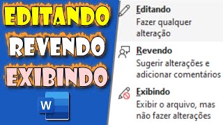 Editando Revendo e Exibindo no Word 365 [upl. by Gala]