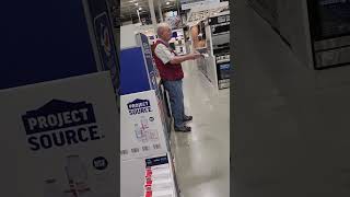 Dana at Lowes was funny and informative purchasing a dish washer [upl. by Einatirb186]