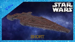 Star Wars Imperial ArquitensClass Light Cruiser in Minecraft  11 Scale  shorts [upl. by Ariada702]