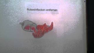 Rotweinflecken entfernen  so gehts [upl. by Kidder272]