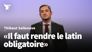 «Il faut rendre le latin obligatoire pour répondre à la crise de lenseignement» [upl. by Dyrrej]