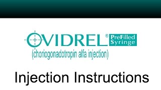 Ovidrel® PreFilled Syringe Instructions for Use  Oakdale ObGyn [upl. by Giralda]