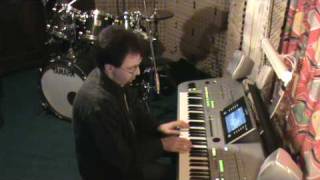 Tears in Heaven  Eric Clapton  piano guitar version on Yamaha Tyros 3 [upl. by Marys]