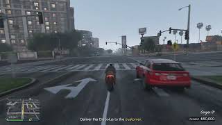 Grand Theft Auto Online  Bike Service  Diabolus Custom Delivery [upl. by Onafets]