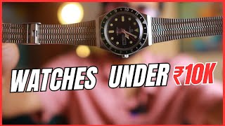 6 BEST Value for money watches Under ₹10000 with links [upl. by Pihc]