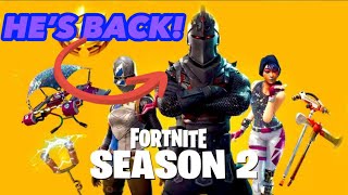 How to get the Black Knight Skin in Fortnite 2023 😱HE’S BACK [upl. by Acisse]